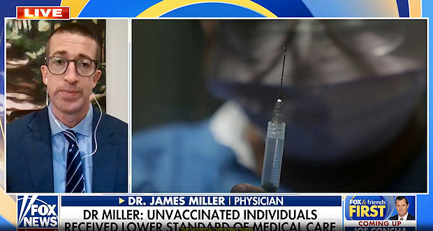 Dr. James Miller, Fox News interjú